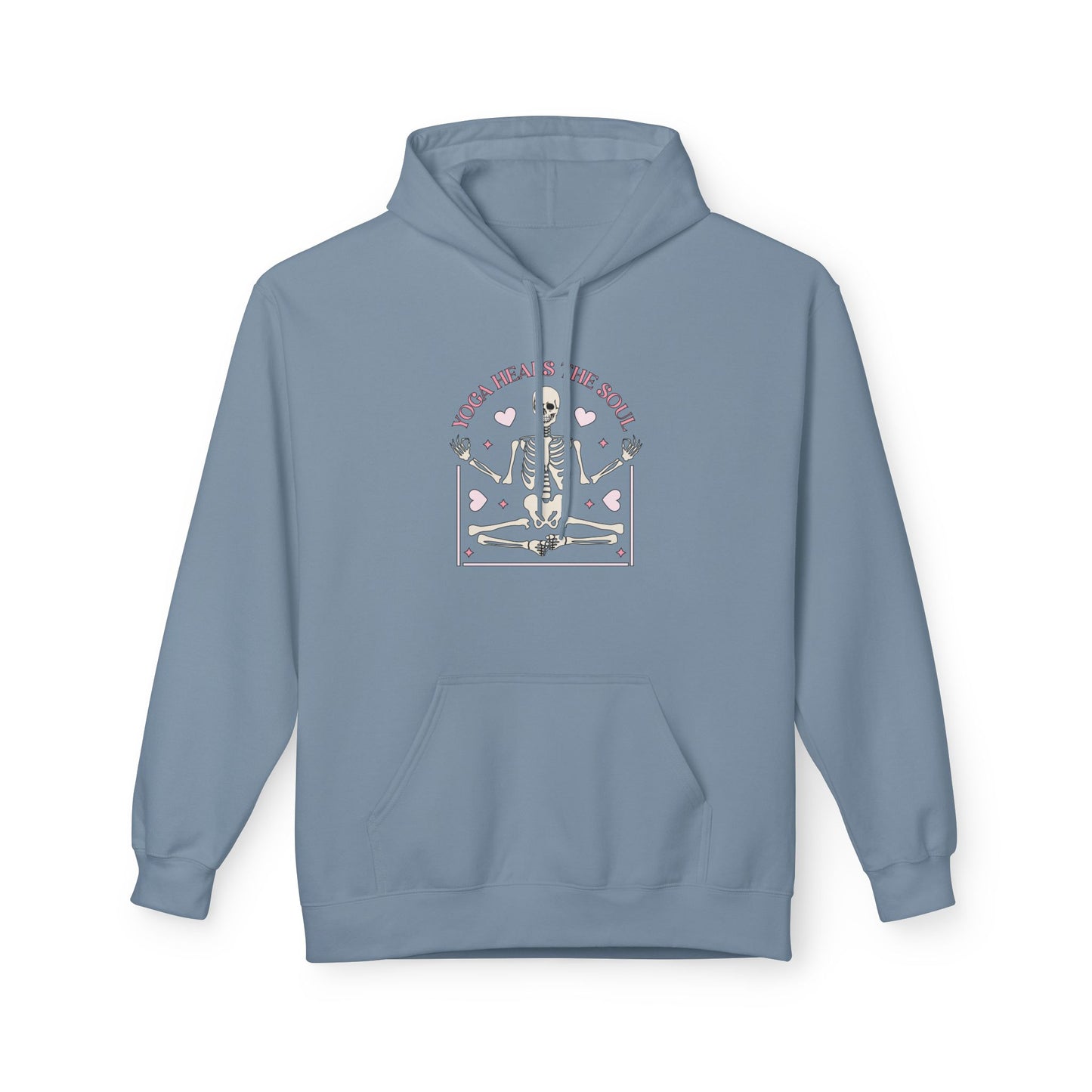 Yoga Heals the Soul Skeleton Hoodie