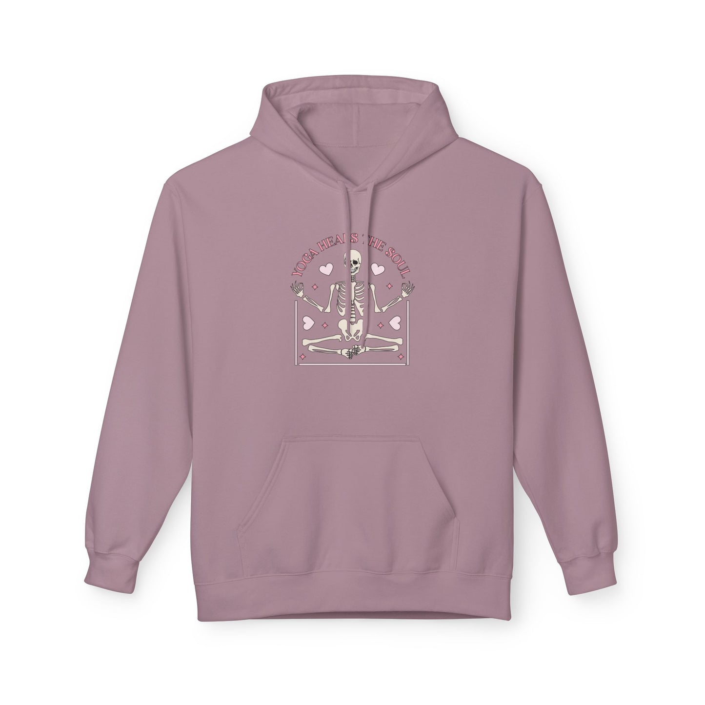 Yoga Heals the Soul Skeleton Hoodie