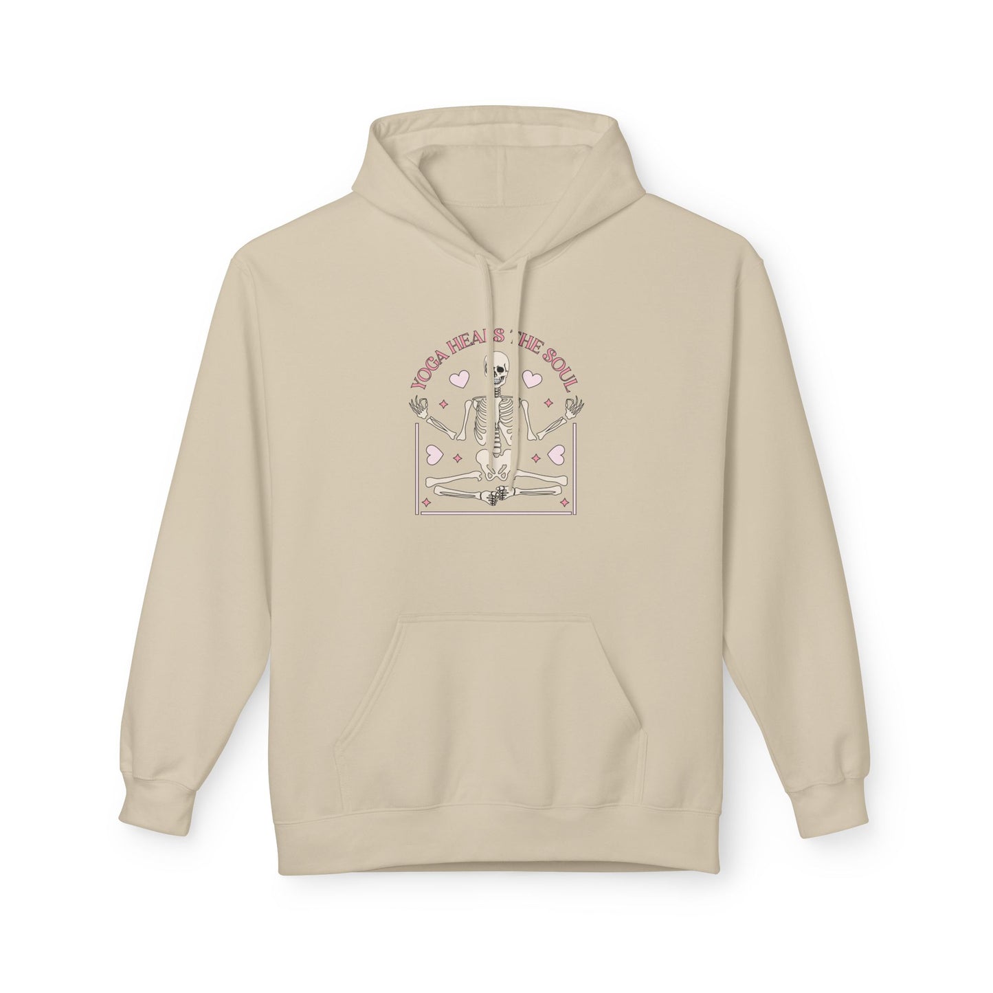 Yoga Heals the Soul Skeleton Hoodie