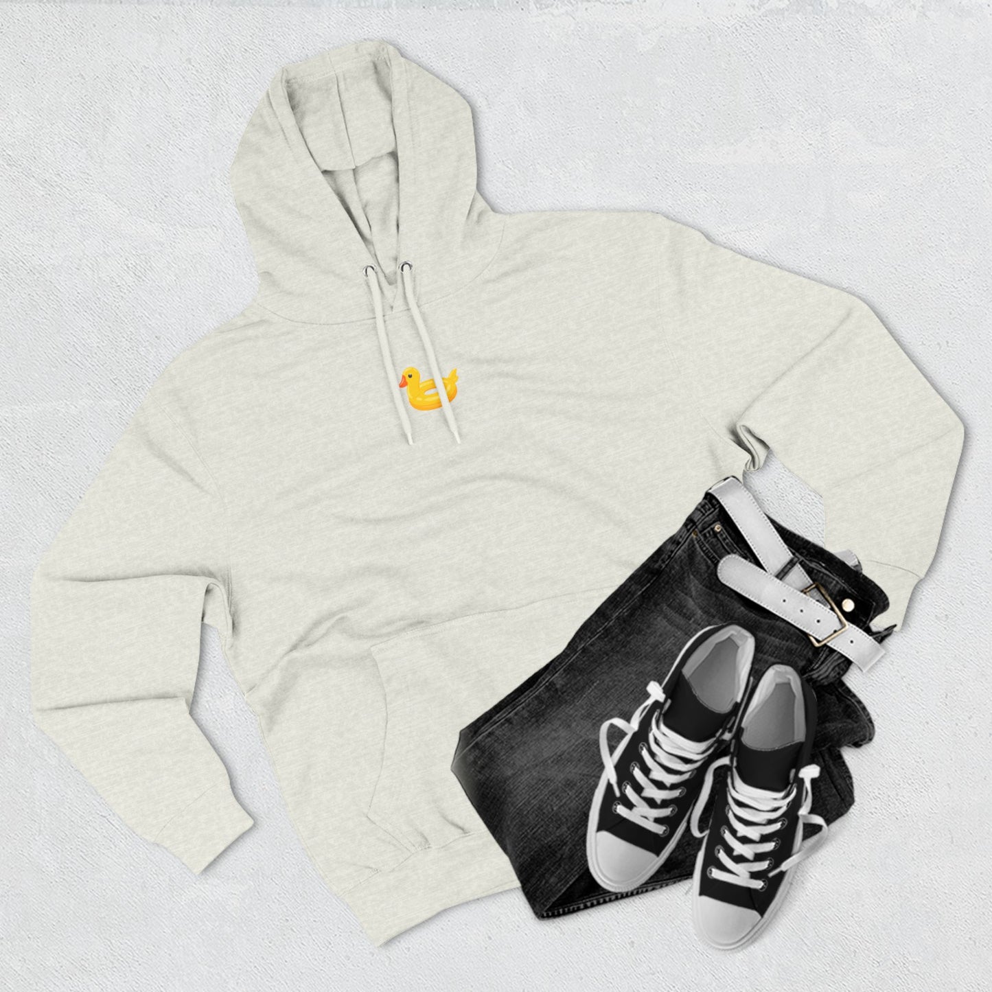 Cute Duckling Swimming Float Hoodie