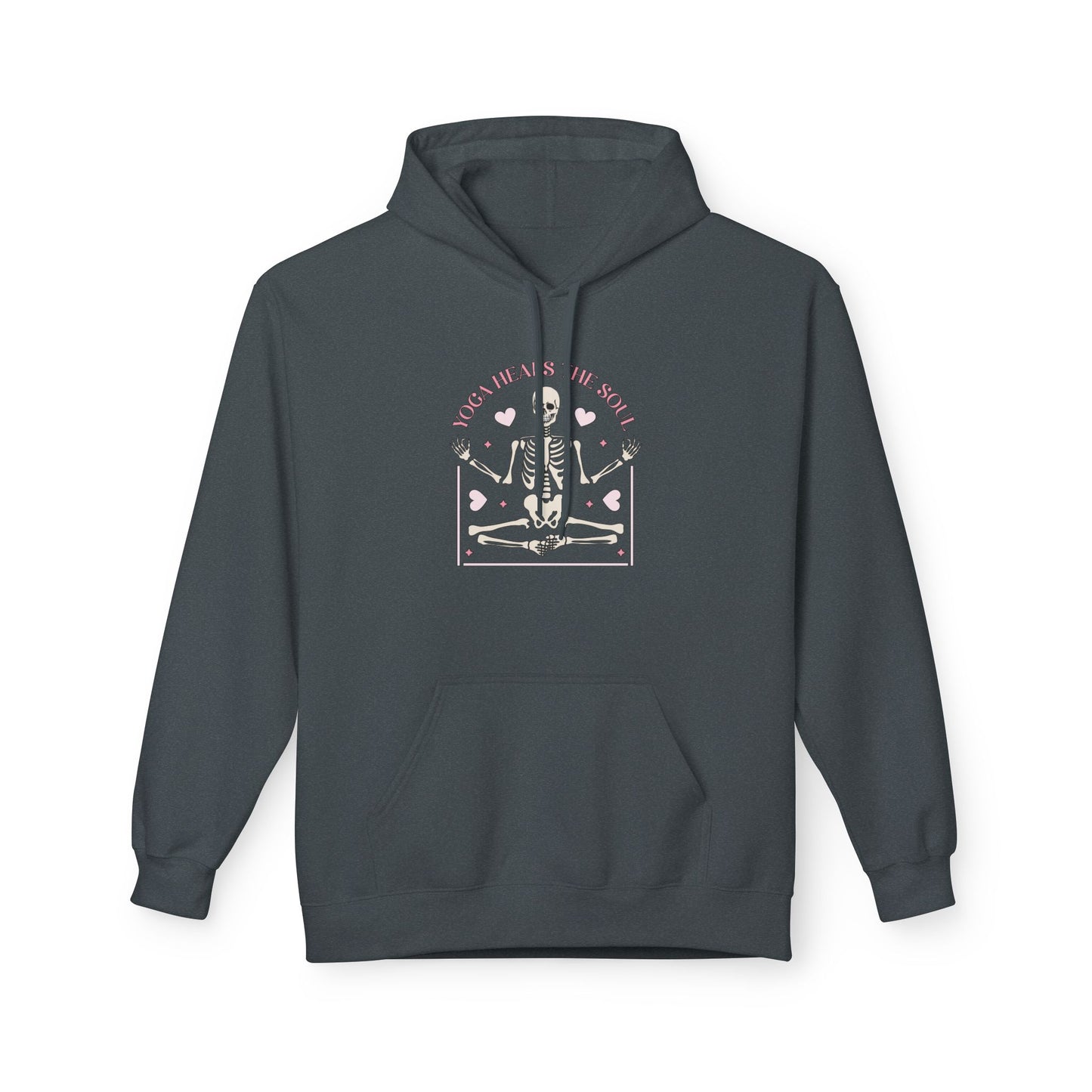 Yoga Heals the Soul Skeleton Hoodie