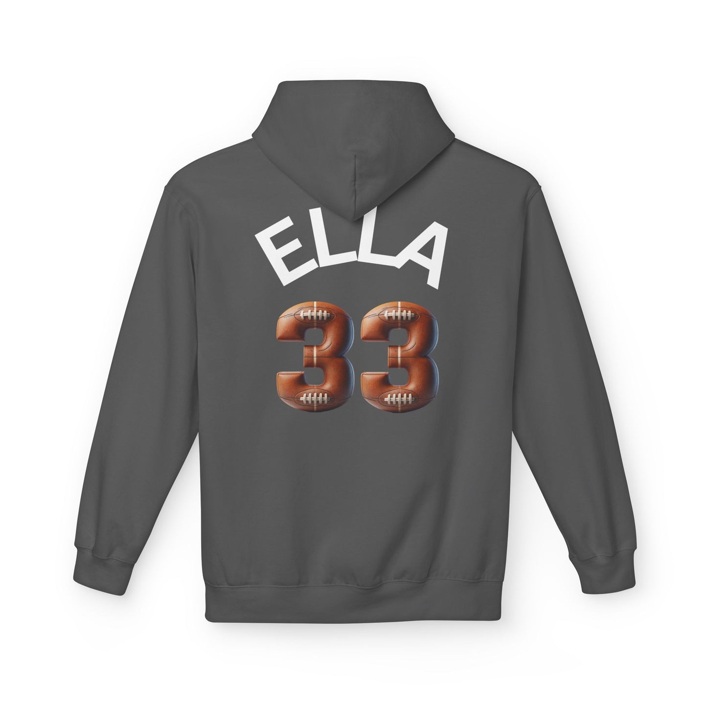 Personlised Name & Number Football and Chill Hoodie