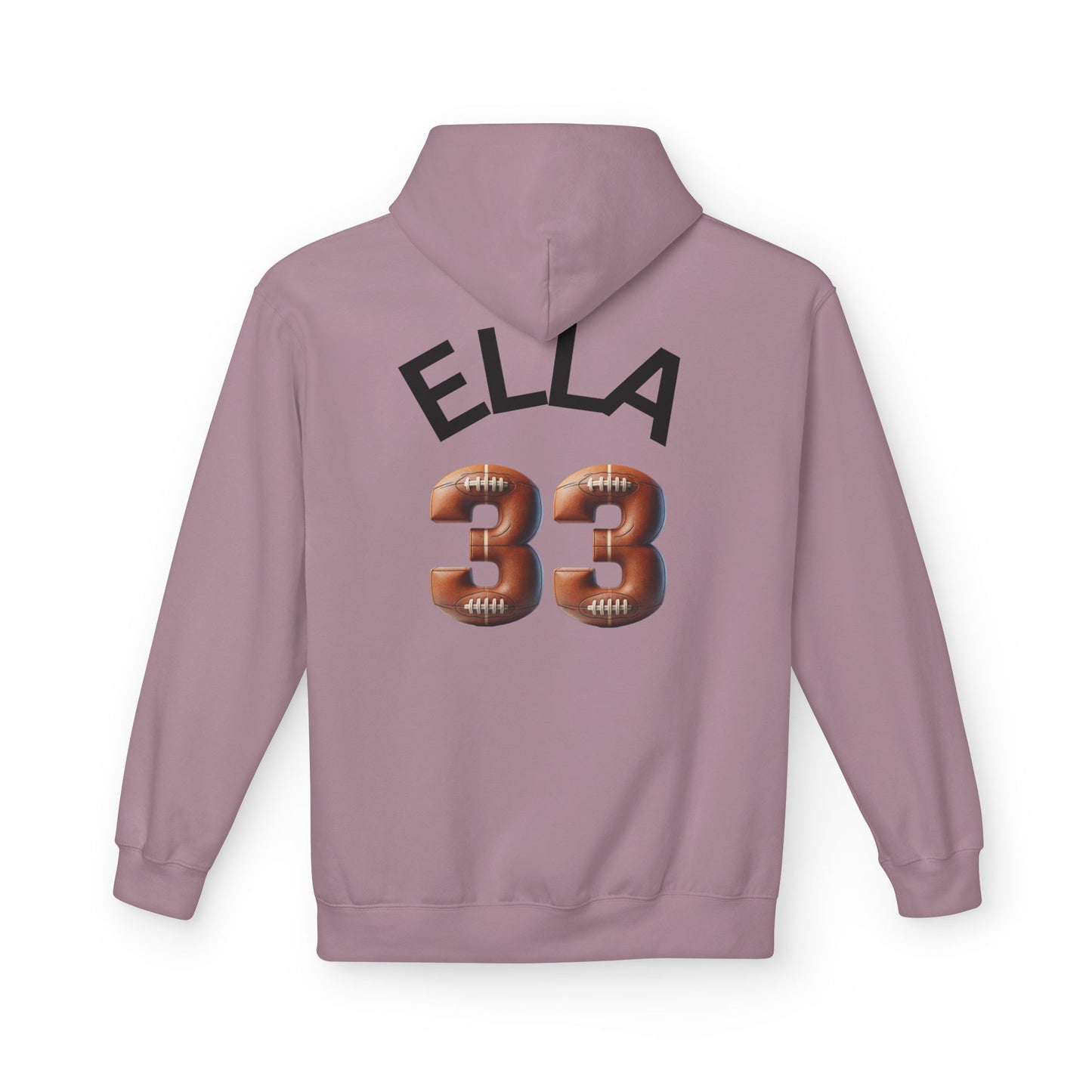 Personlised Name & Number Football and Chill Hoodie