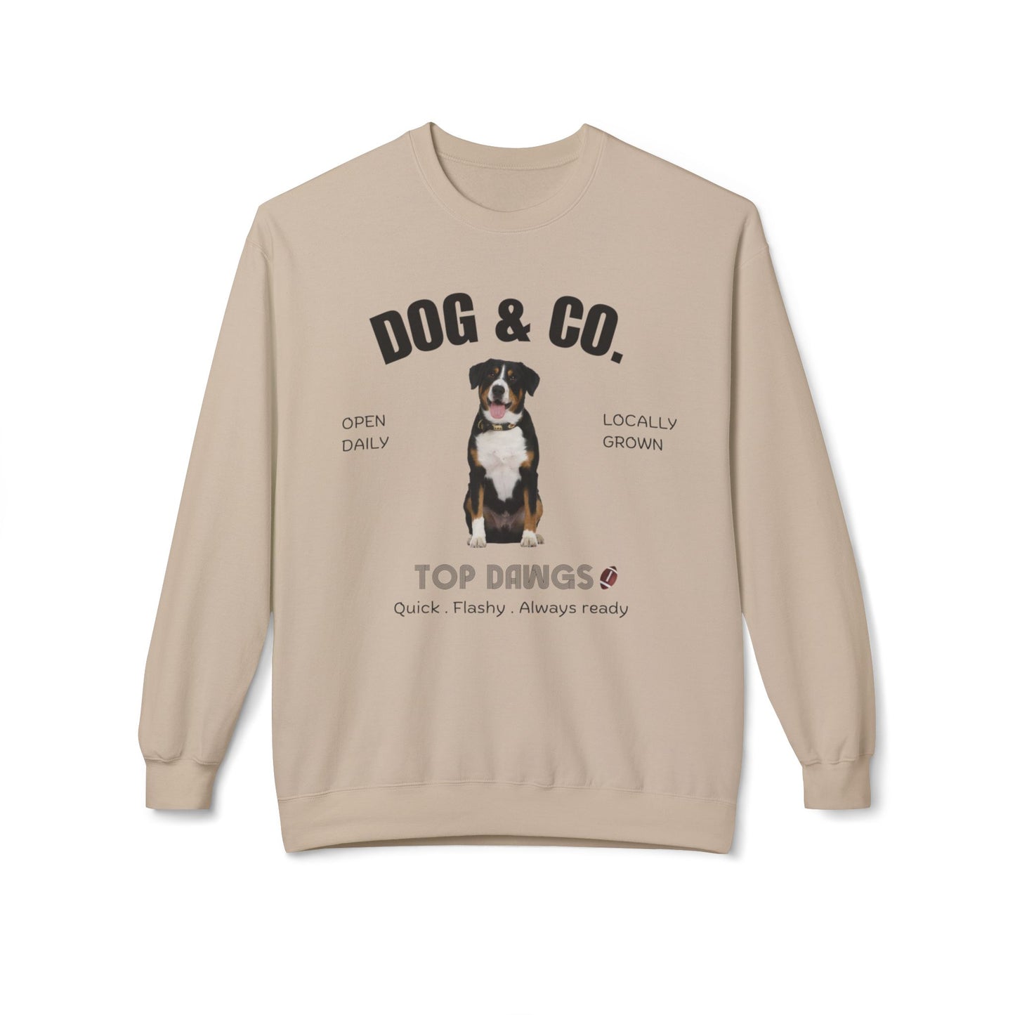 Dog & Co. Top Dawgs Sweatshirt | Football | 3 dog designs choice