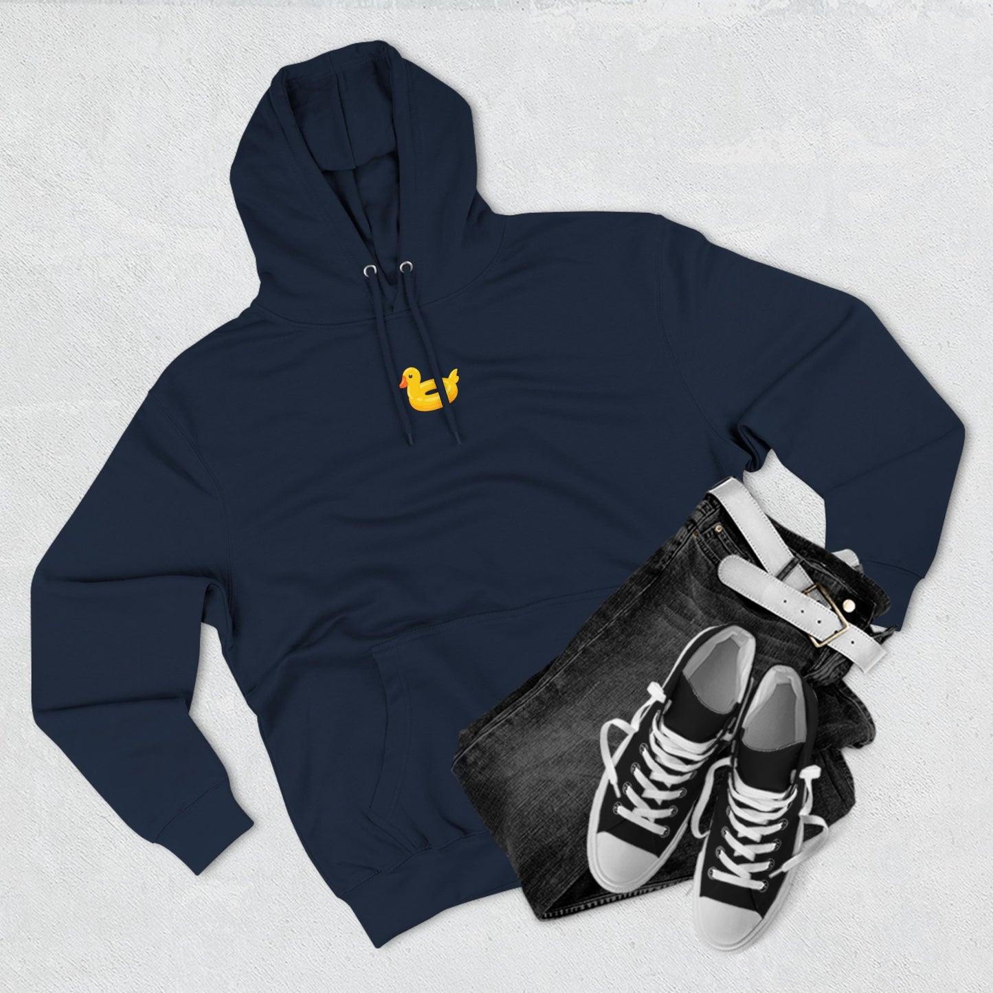 Cute Duckling Swimming Float Hoodie
