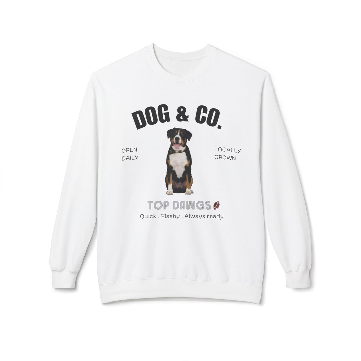 Dog & Co. Top Dawgs Sweatshirt | Football | 3 dog designs choice