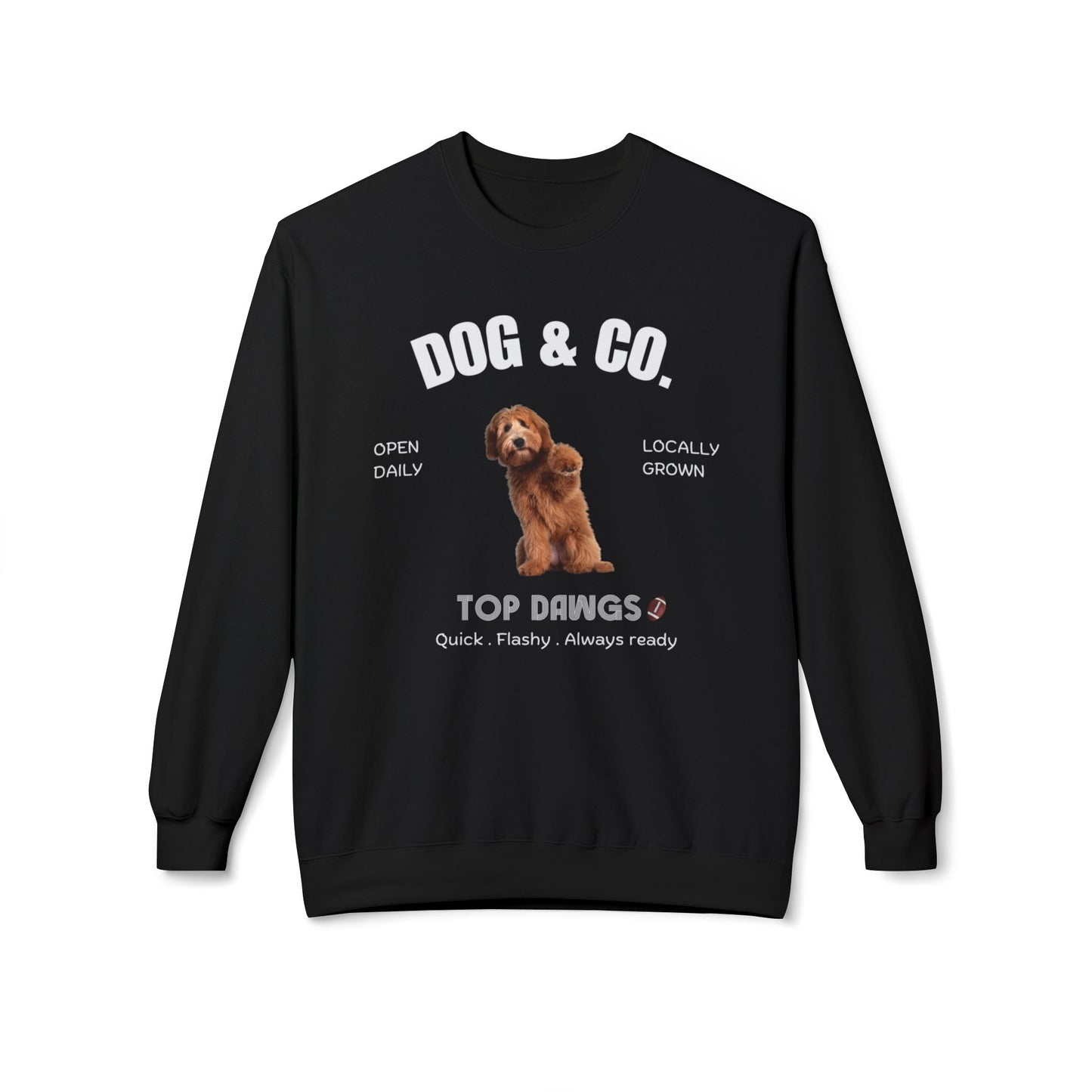 Dog & Co. Top Dawgs Sweatshirt | Football | 3 dog designs choice