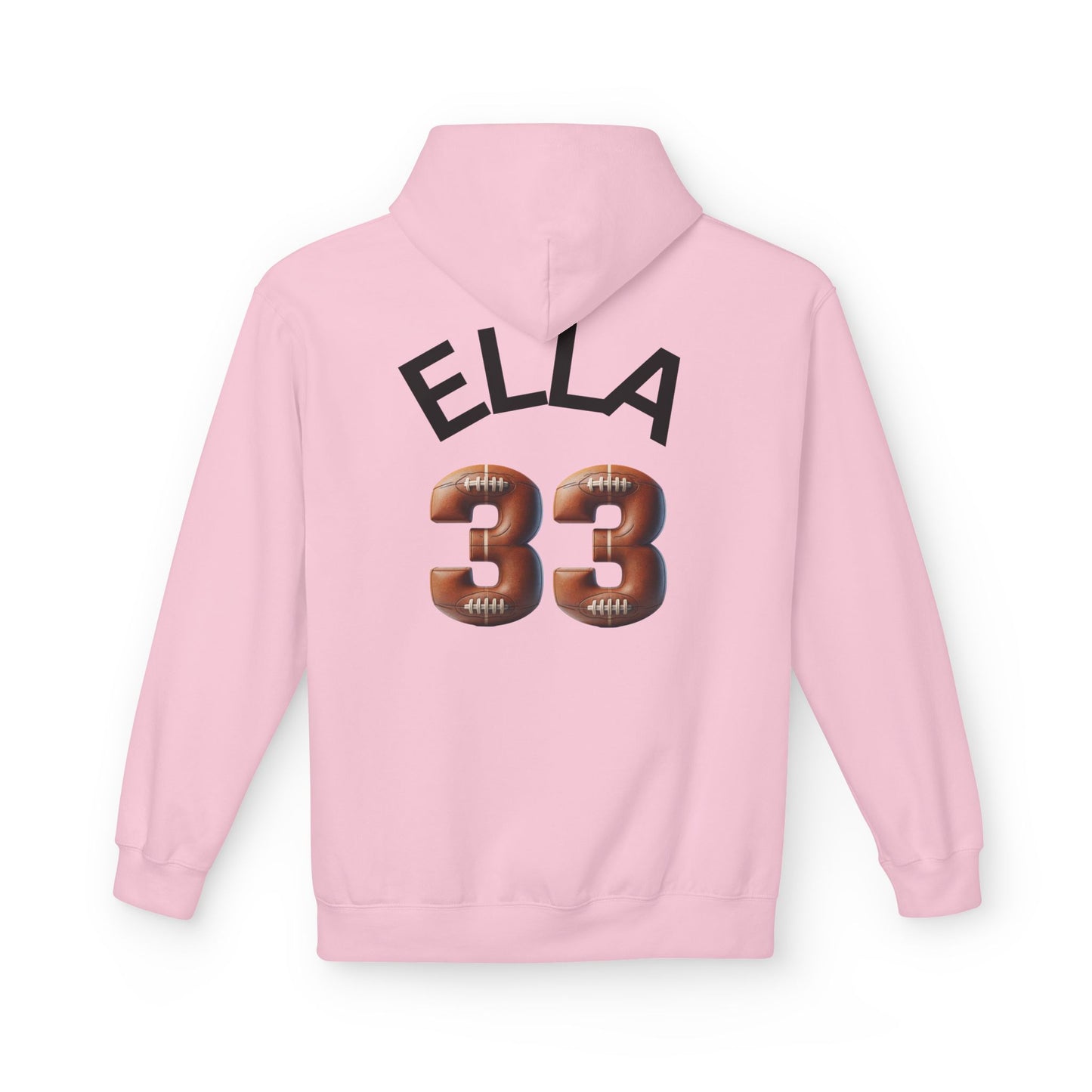 Personlised Name & Number Football and Chill Hoodie