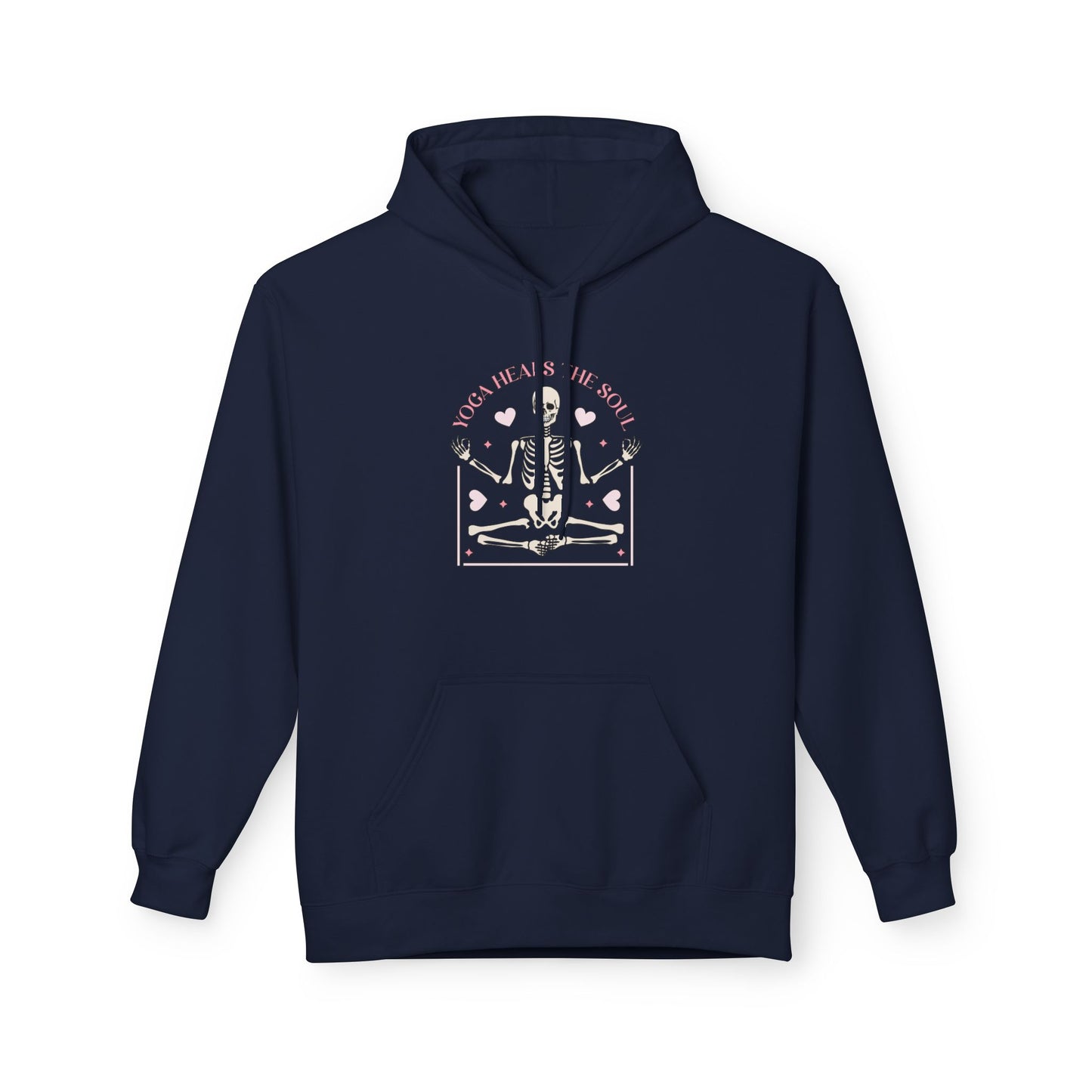 Yoga Heals the Soul Skeleton Hoodie
