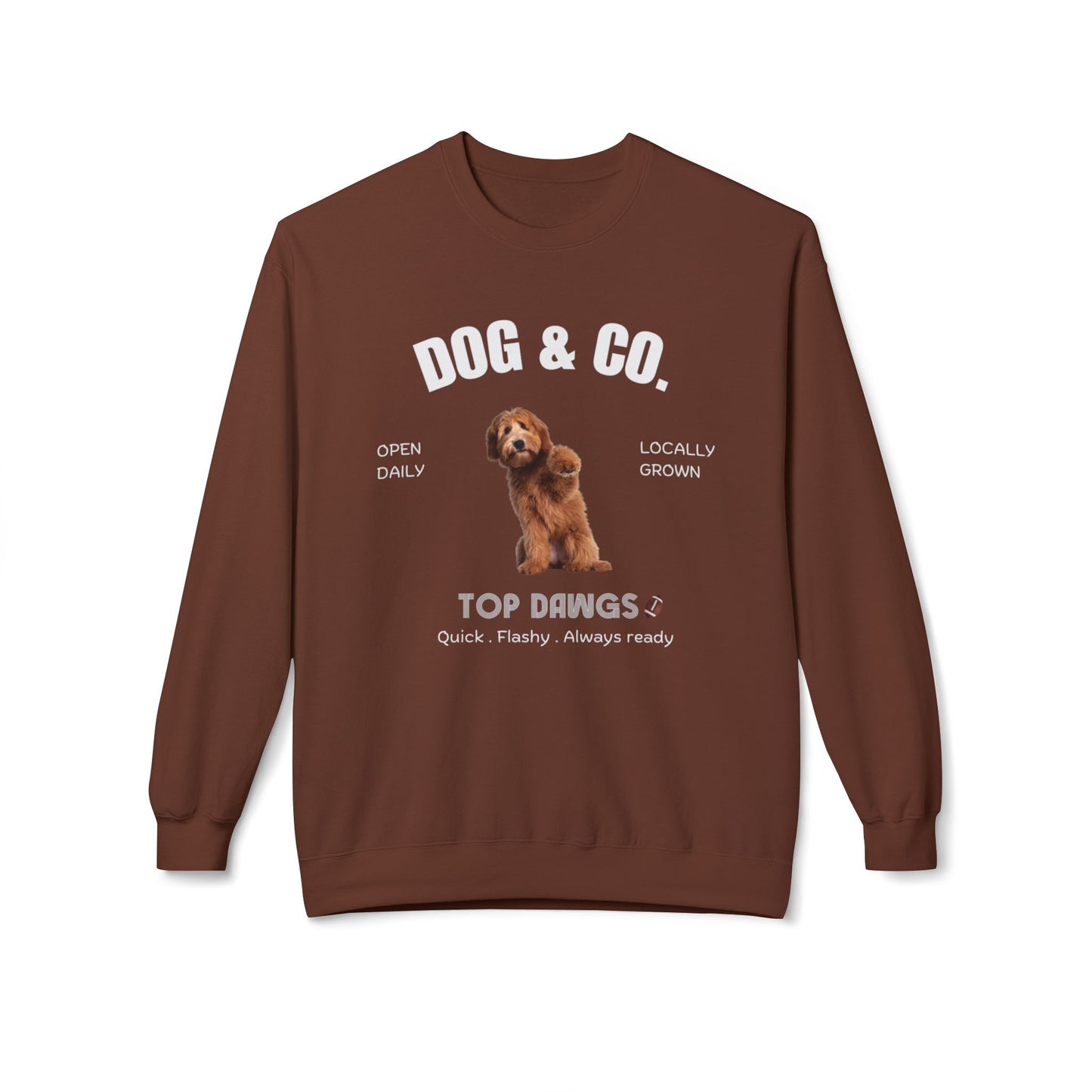 Dog & Co. Top Dawgs Sweatshirt | Football | 3 dog designs choice