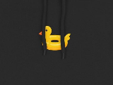 Cute Duckling Swimming Float Hoodie