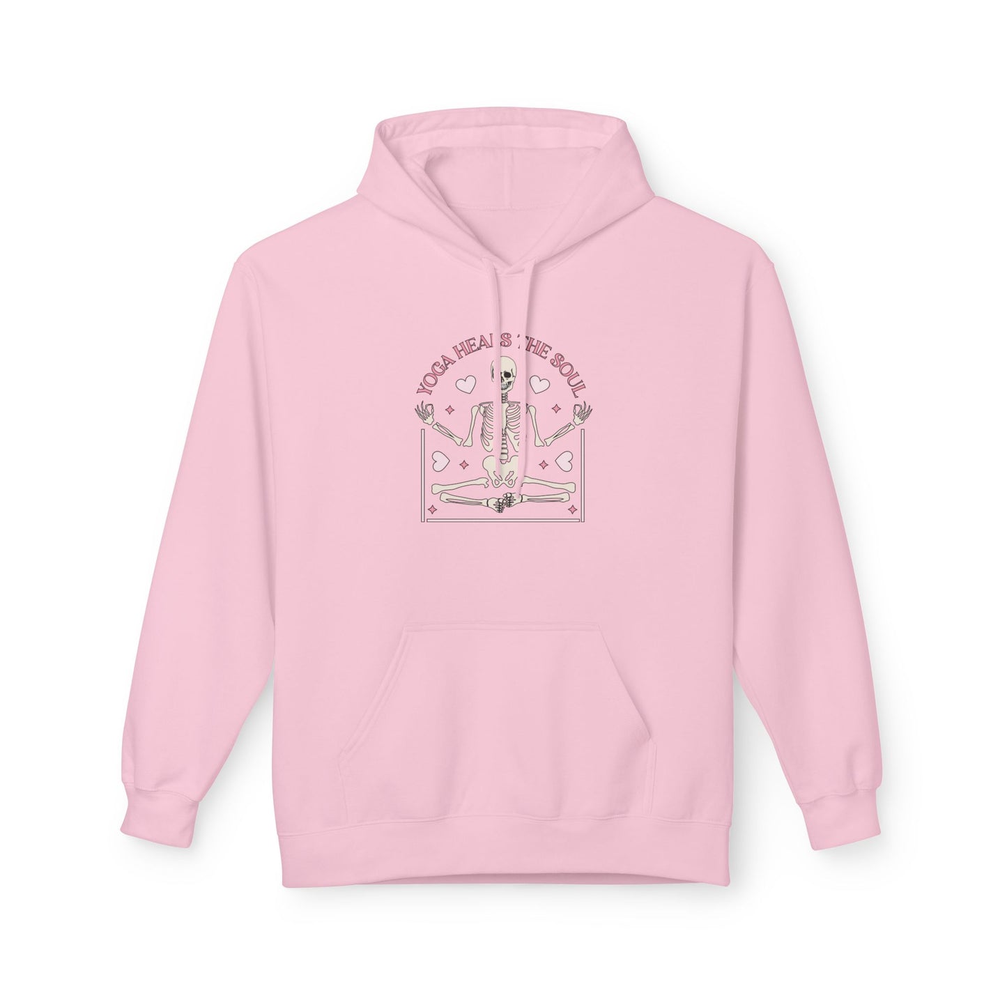 Yoga Heals the Soul Skeleton Hoodie