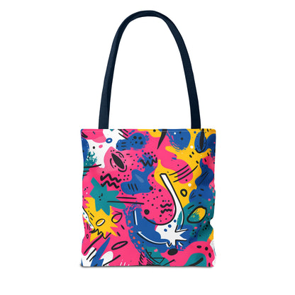 Fun Workout Day Fitness Mode All Day Everyday Tote Bag comic background