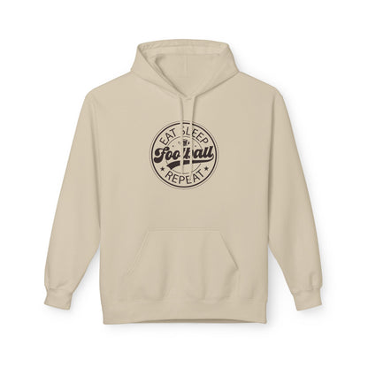 Classic Eat Sleep Football Repeat Hoodie