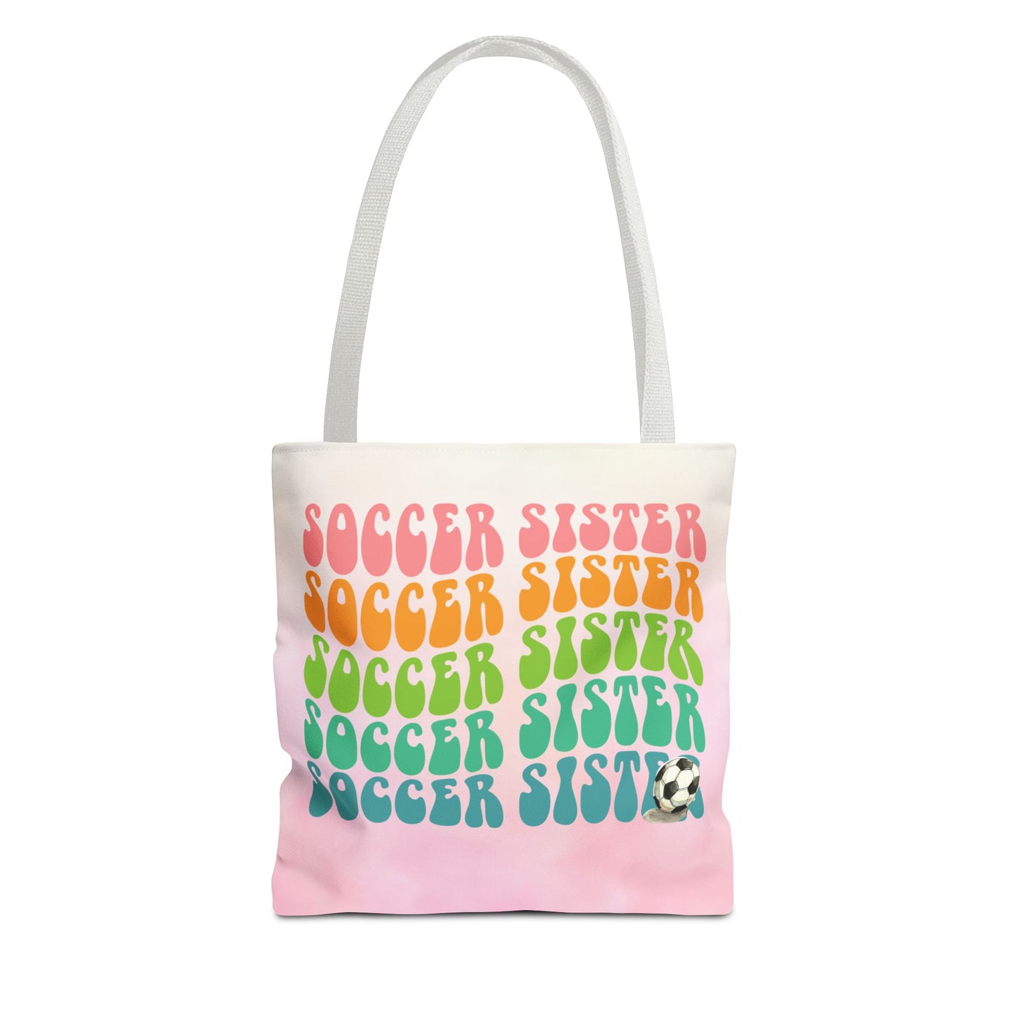 Personlised Soccer Sister Tote Bag