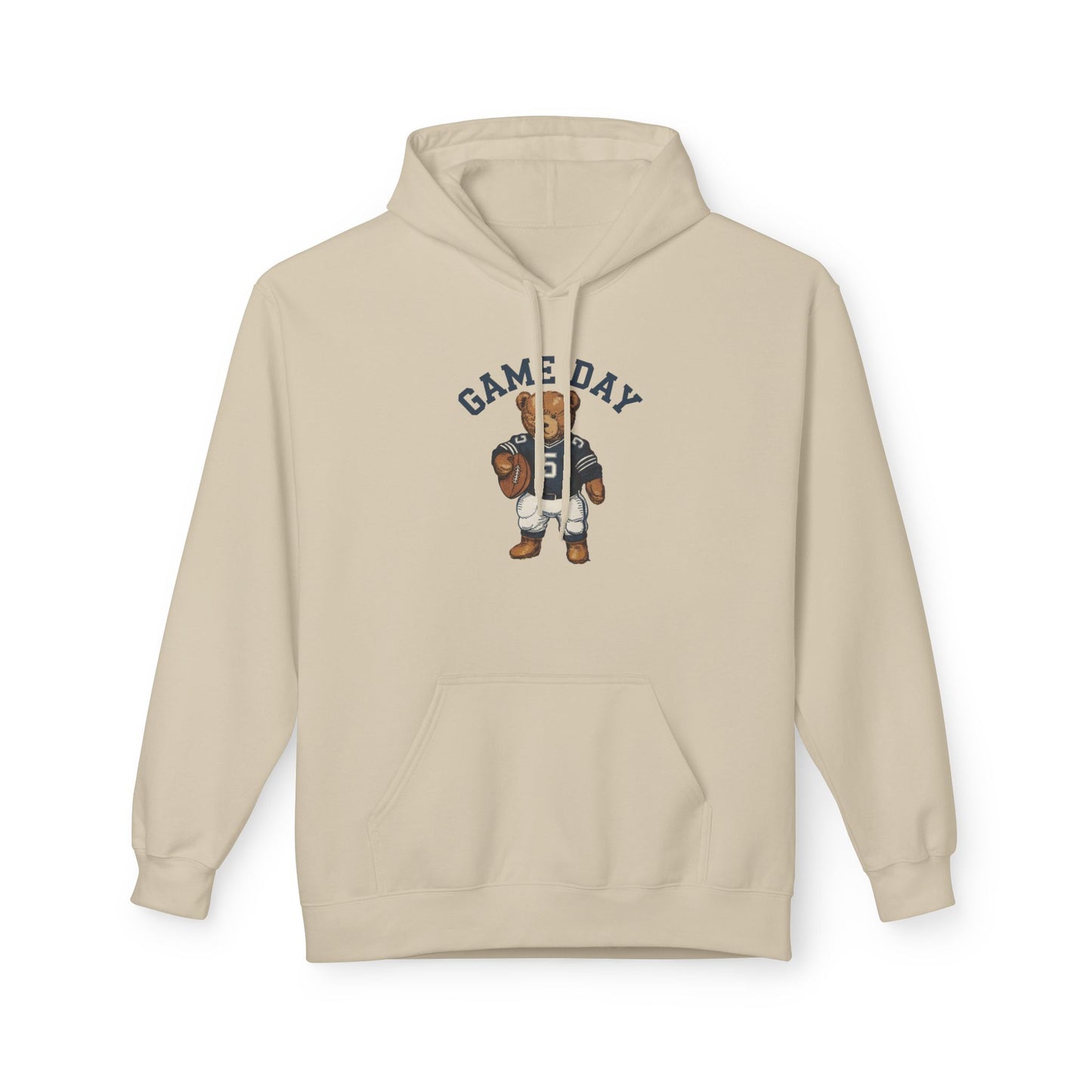 Cute Bear Game Day Football Hoodie