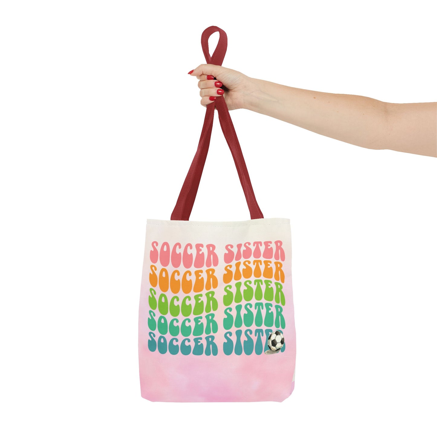 Personlised Soccer Sister Tote Bag