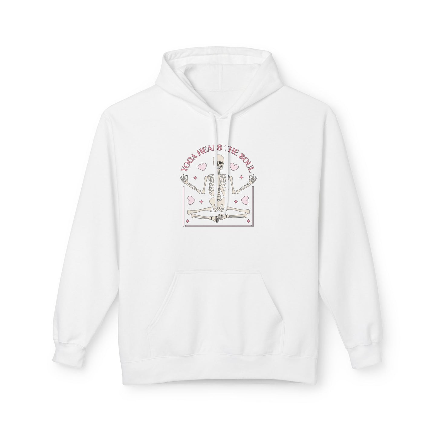Yoga Heals the Soul Skeleton Hoodie