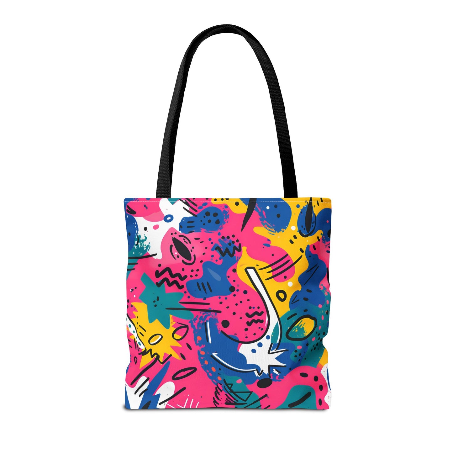Fun Workout Day Fitness Mode All Day Everyday Tote Bag comic background