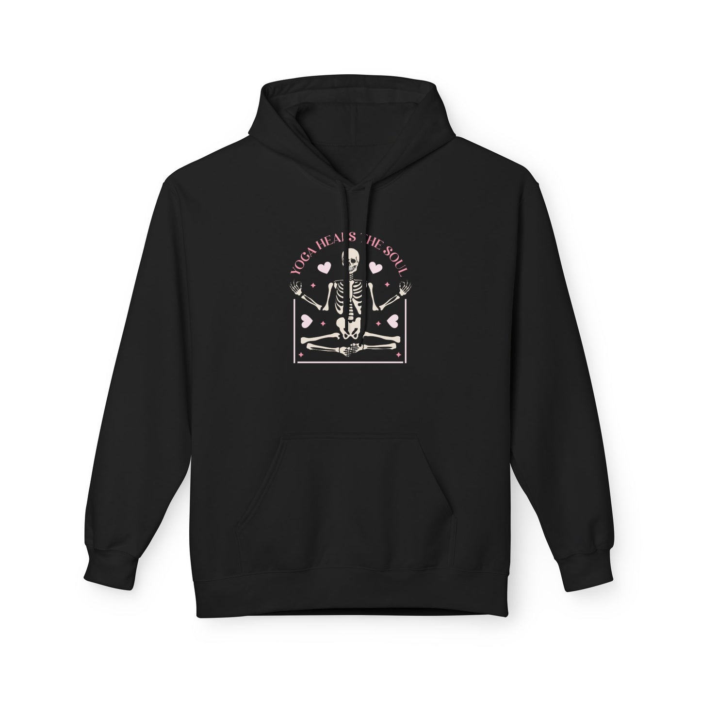 Yoga Heals the Soul Skeleton Hoodie
