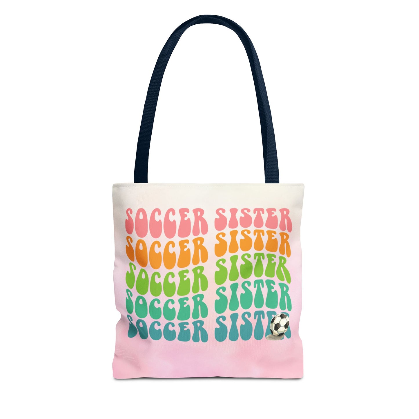 Personlised Soccer Sister Tote Bag