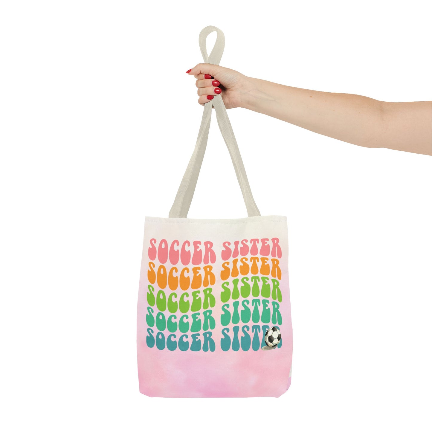 Personlised Soccer Sister Tote Bag
