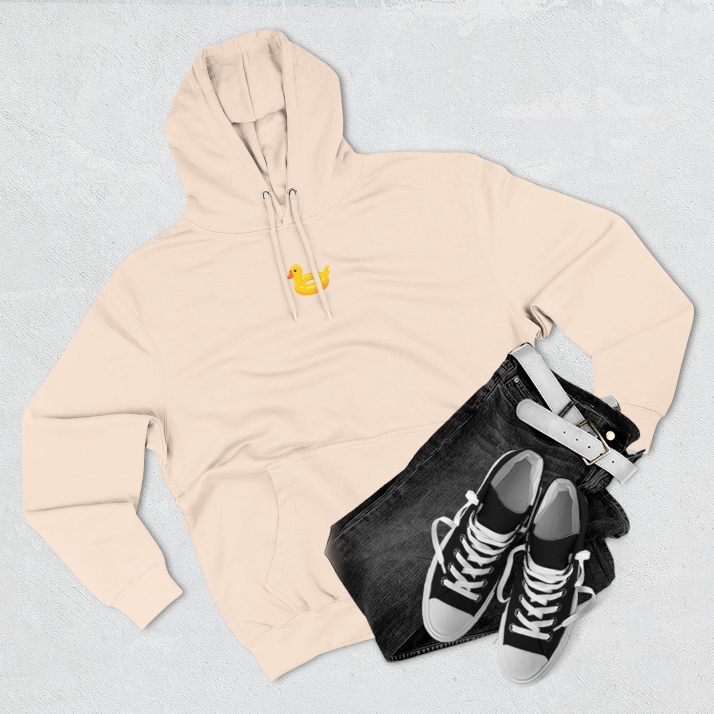 Cute Duckling Swimming Float Hoodie