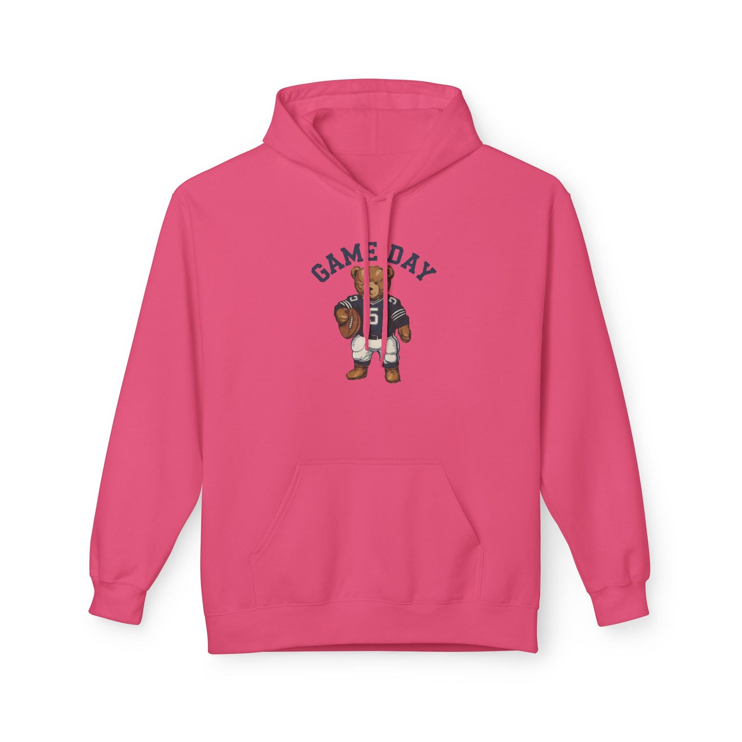 Cute Bear Game Day Football Hoodie