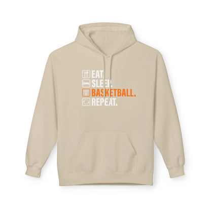 Eat Sleep Basketball Repeat with icon Hoodie