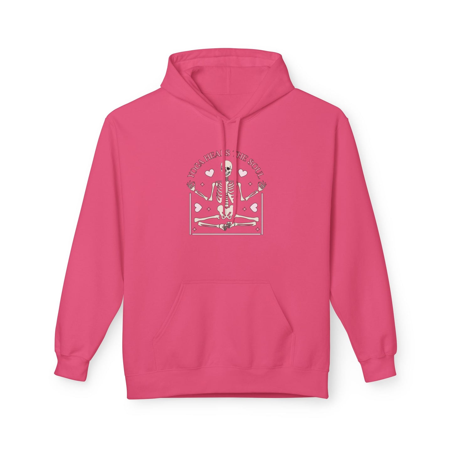Yoga Heals the Soul Skeleton Hoodie