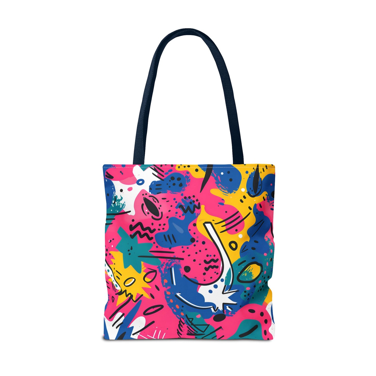 Fun Workout Day Fitness Mode All Day Everyday Tote Bag comic background