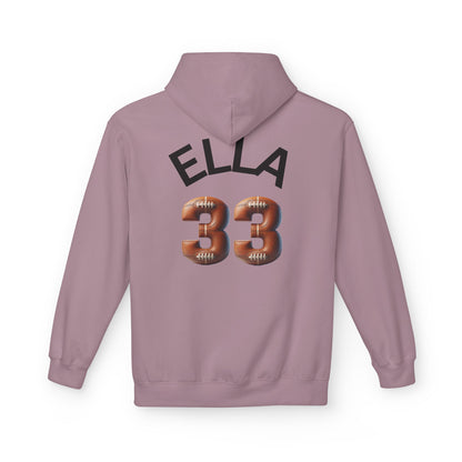 Personlised Name & Number Football and Chill Hoodie