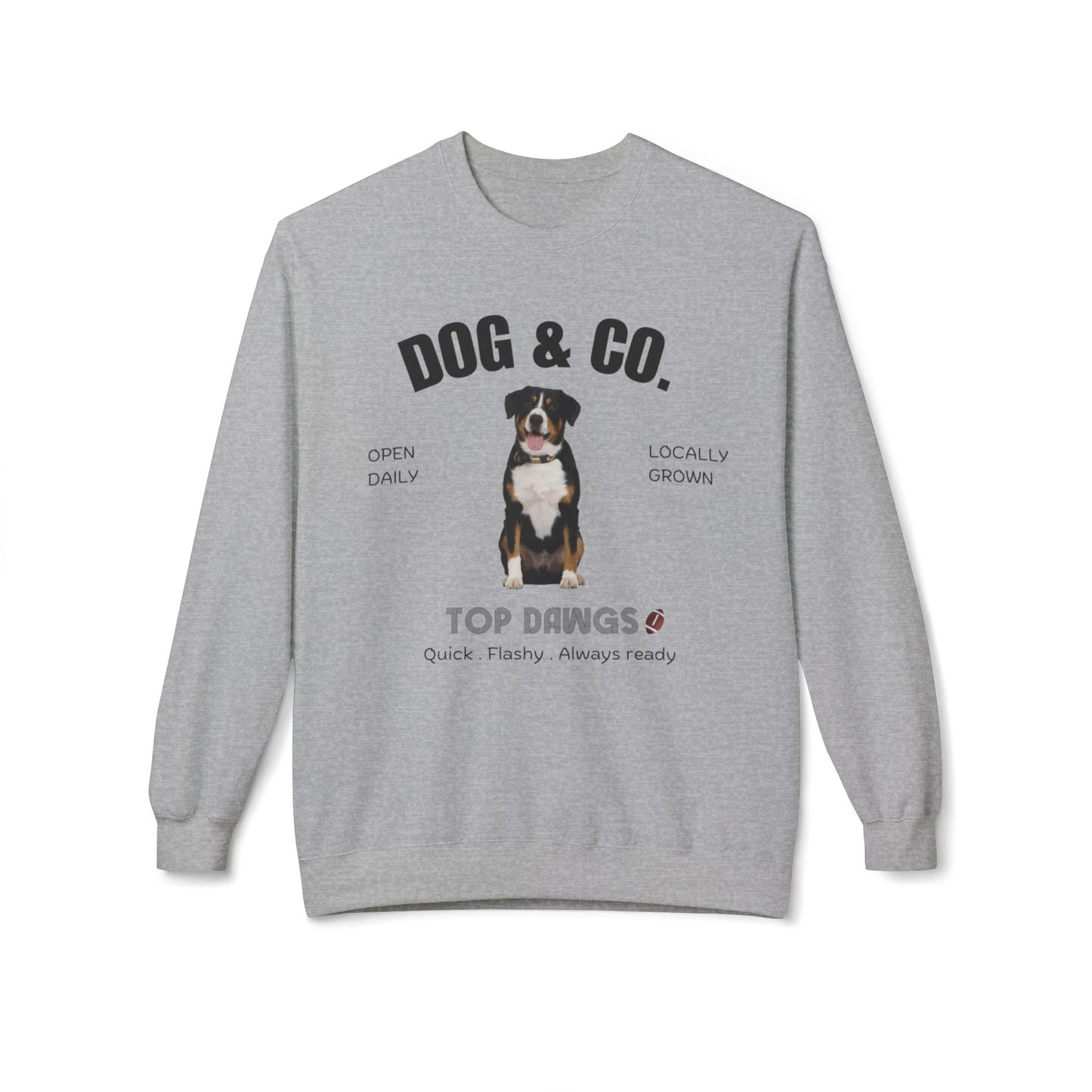 Dog & Co. Top Dawgs Sweatshirt | Football | 3 dog designs choice