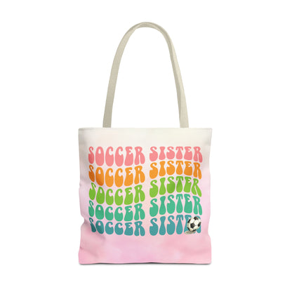 Personlised Soccer Sister Tote Bag