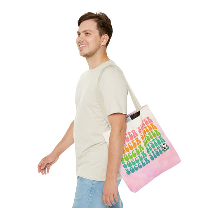 Personlised Soccer Sister Tote Bag