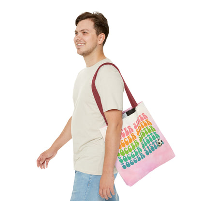 Personlised Soccer Sister Tote Bag