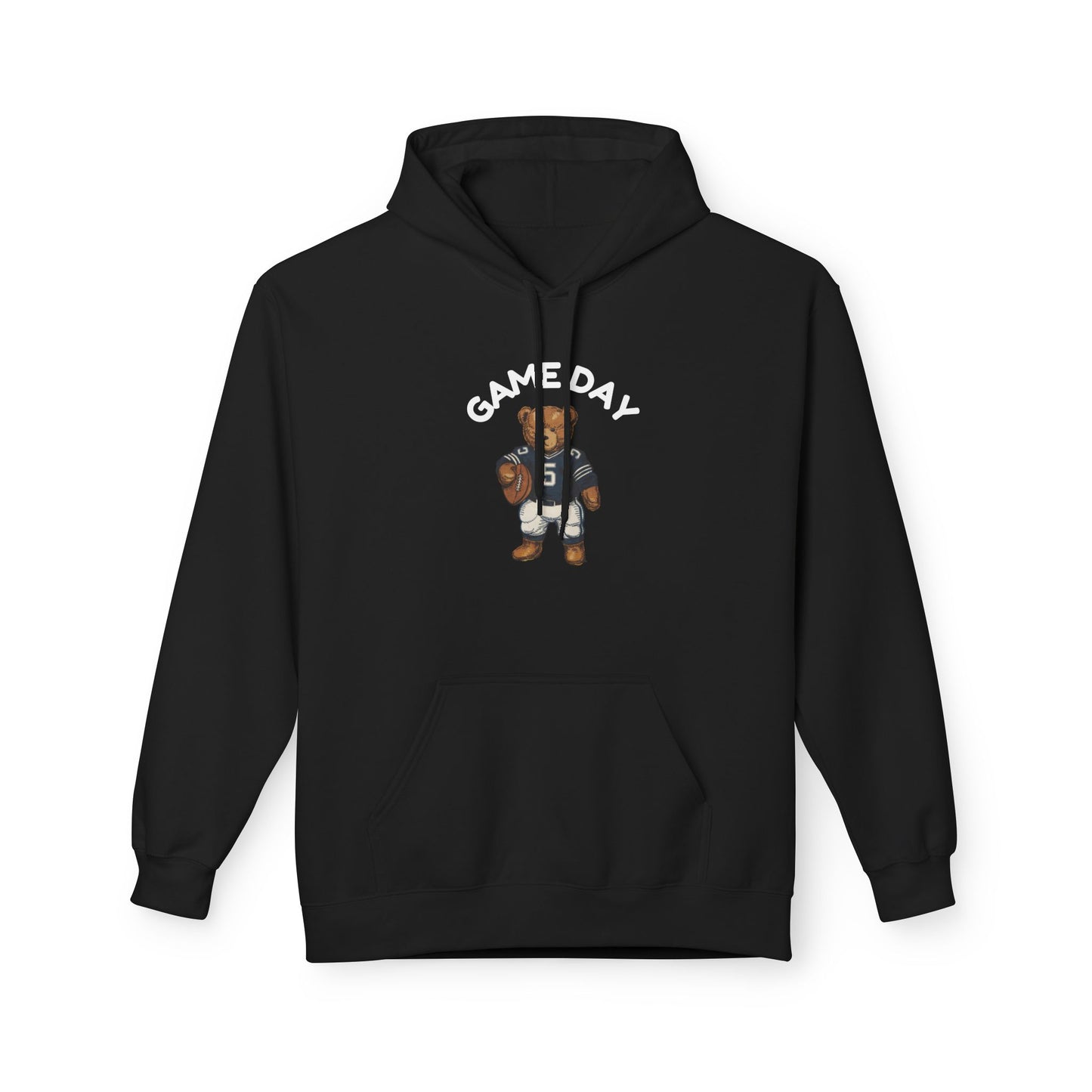 Cute Bear Game Day Football Hoodie