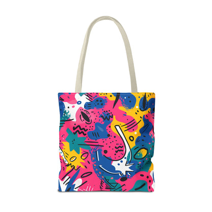 Fun Workout Day Fitness Mode All Day Everyday Tote Bag comic background