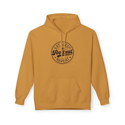Classic Eat Sleep Football Repeat Hoodie