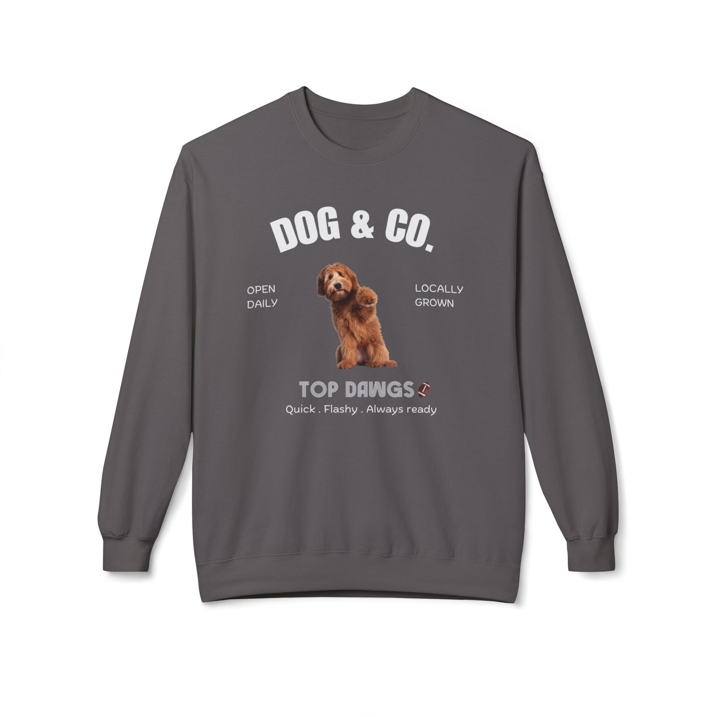 Dog & Co. Top Dawgs Sweatshirt | Football | 3 dog designs choice