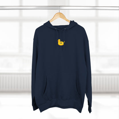 Cute Duckling Swimming Float Hoodie