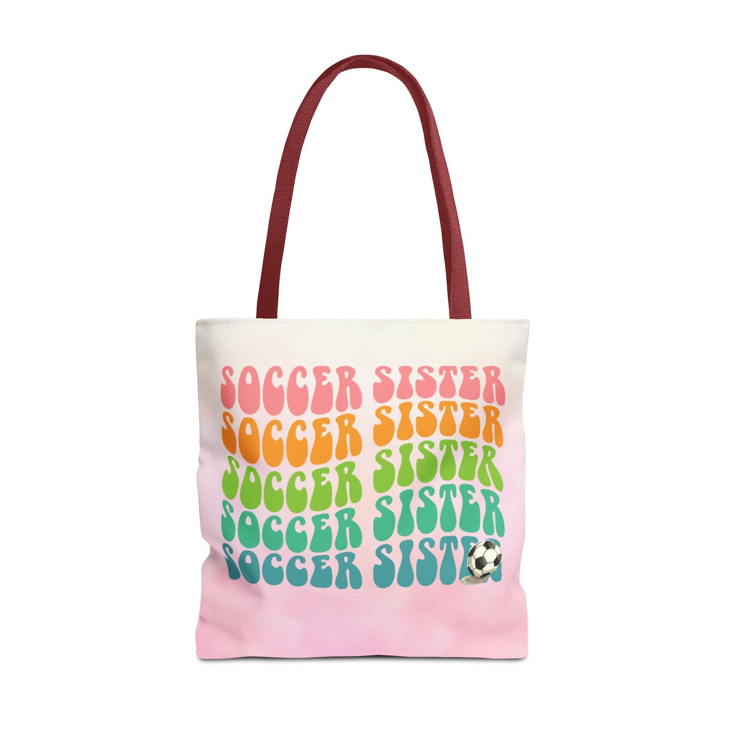 Personlised Soccer Sister Tote Bag