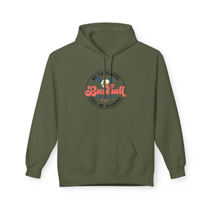 My Favourite Baseball Player Calls Me GRANDMA Hoodie