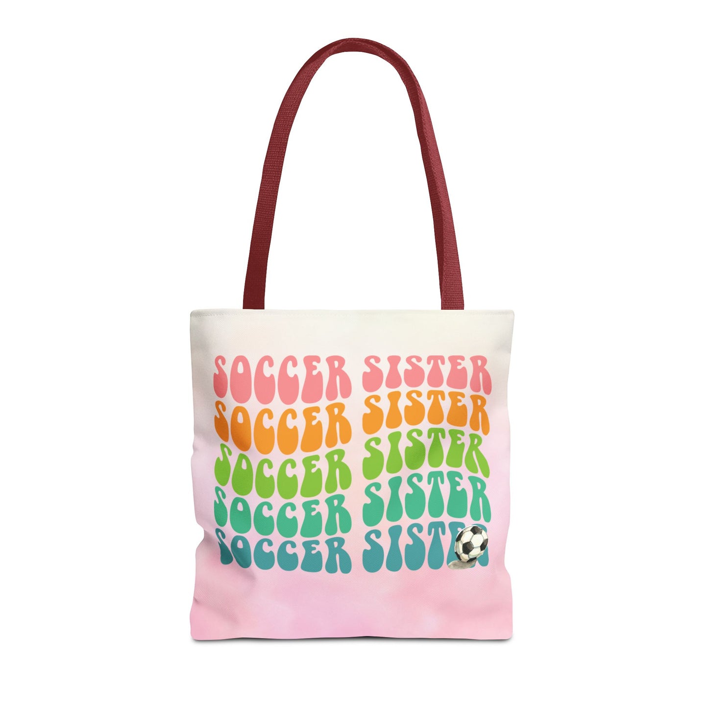 Personlised Soccer Sister Tote Bag