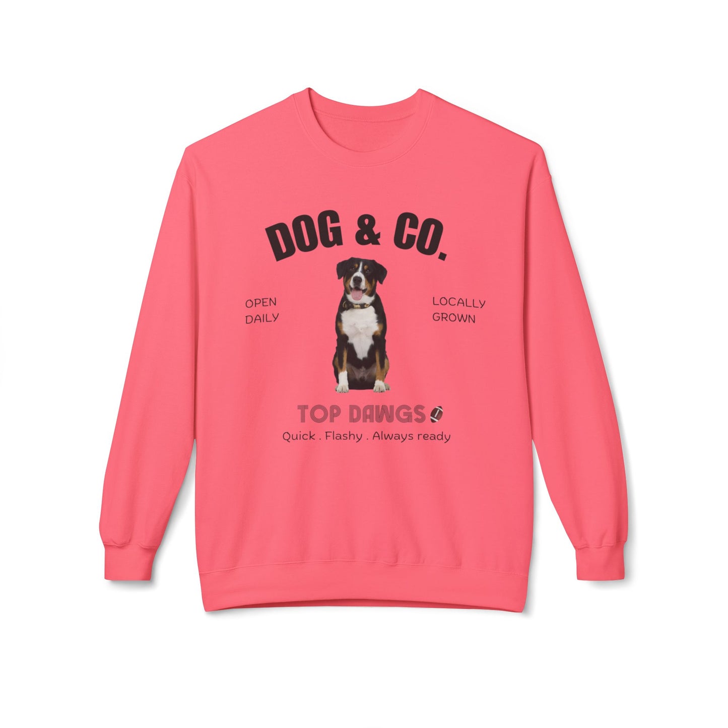 Dog & Co. Top Dawgs Sweatshirt | Football | 3 dog designs choice
