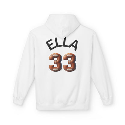 Personlised Name & Number Football and Chill Hoodie