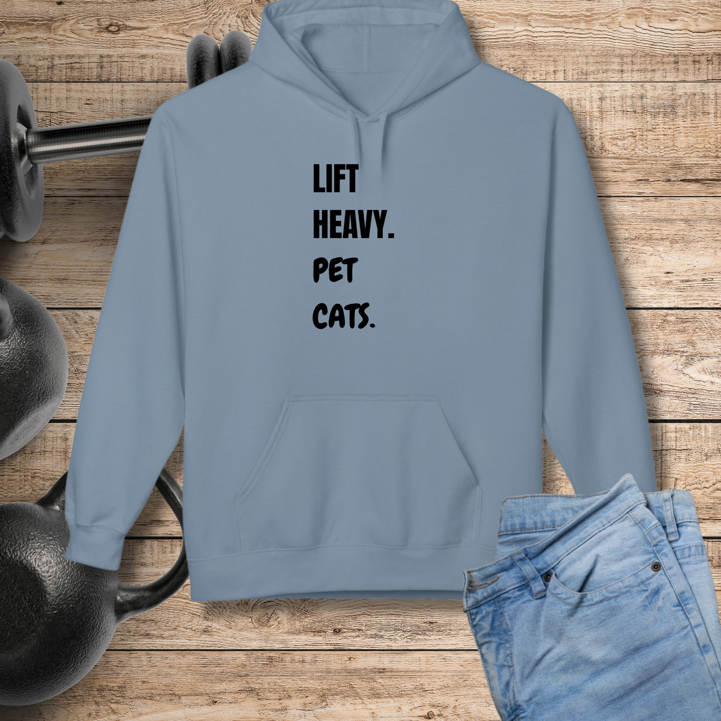 Lift Heavy Pet Cats Hoodie
