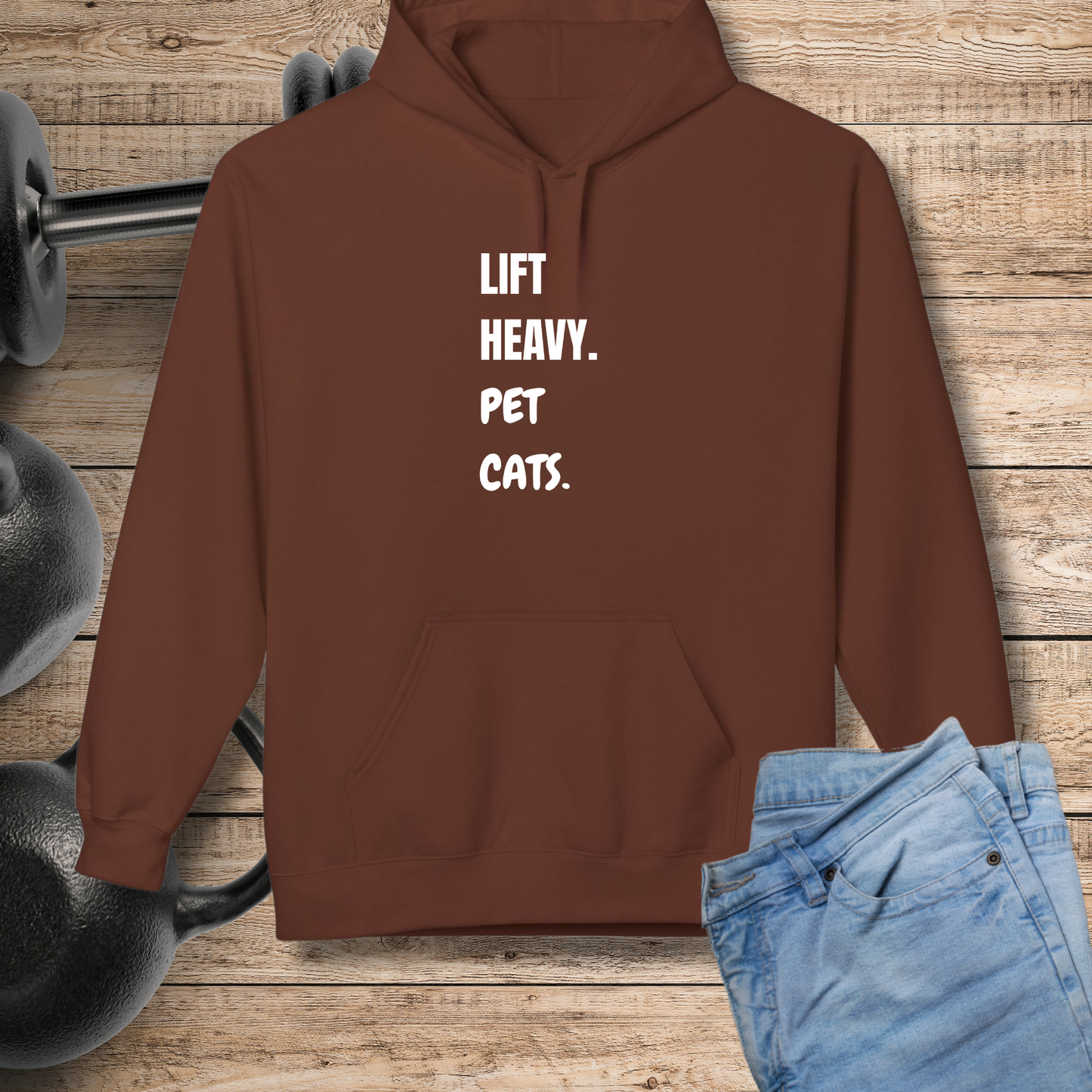 Lift Heavy Pet Cats Hoodie