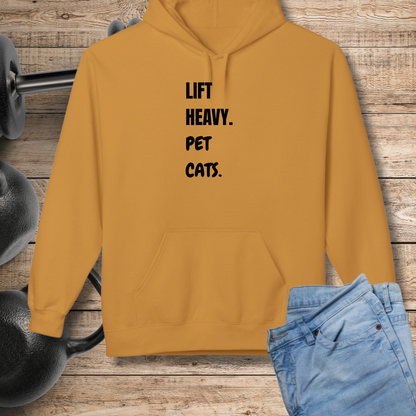Lift Heavy Pet Cats Hoodie