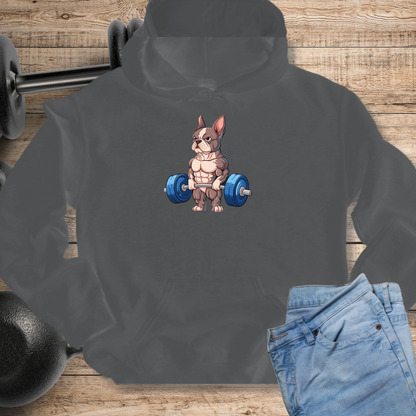 French Bulldog Weightlifting Memes Deadlift Hoodie